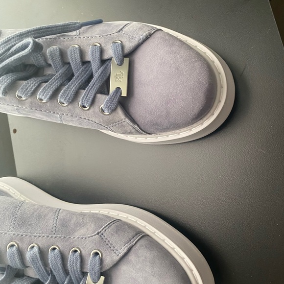 Ralph Lauren Light Blue Women's Sneakers - Picture 3 of 6